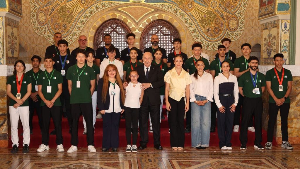 Algerian President honors national athletes for sporting excellence