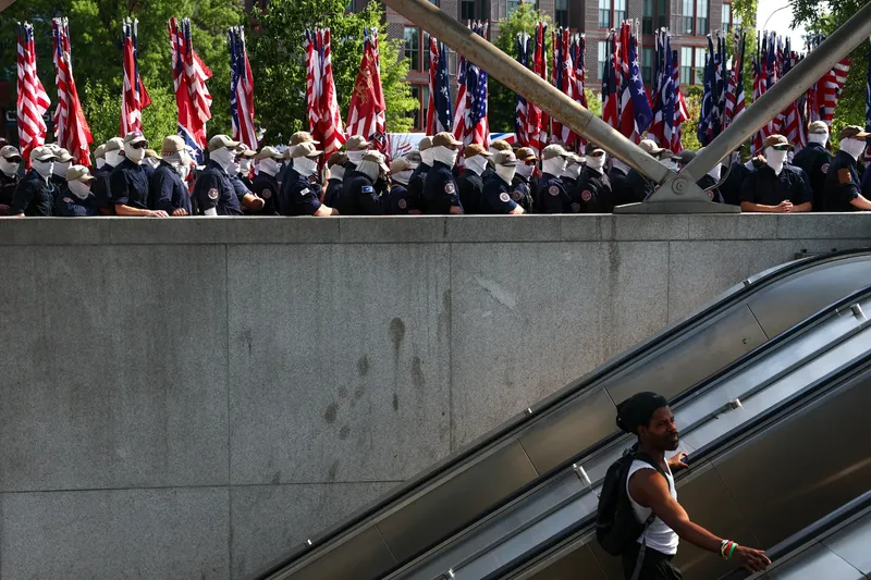 Washington sous le choc d’un défilé suprémaciste en plein 4 juillet